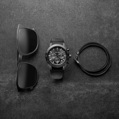 The Rogue - Gunmetal/Red — Vincero