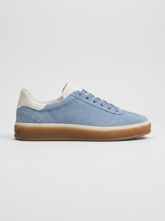 Corso Trainer Light Blue Suede — Sterling & Co.