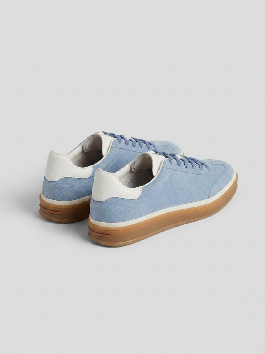 Corso Trainer Light Blue Suede — Sterling & Co.
