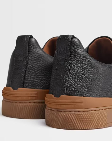 Sorrento Slip-On Black / Tan Sole — Sterling & Co. (view 3)