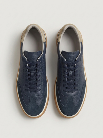 Corso Trainer Navy Leather — Sterling & Co.