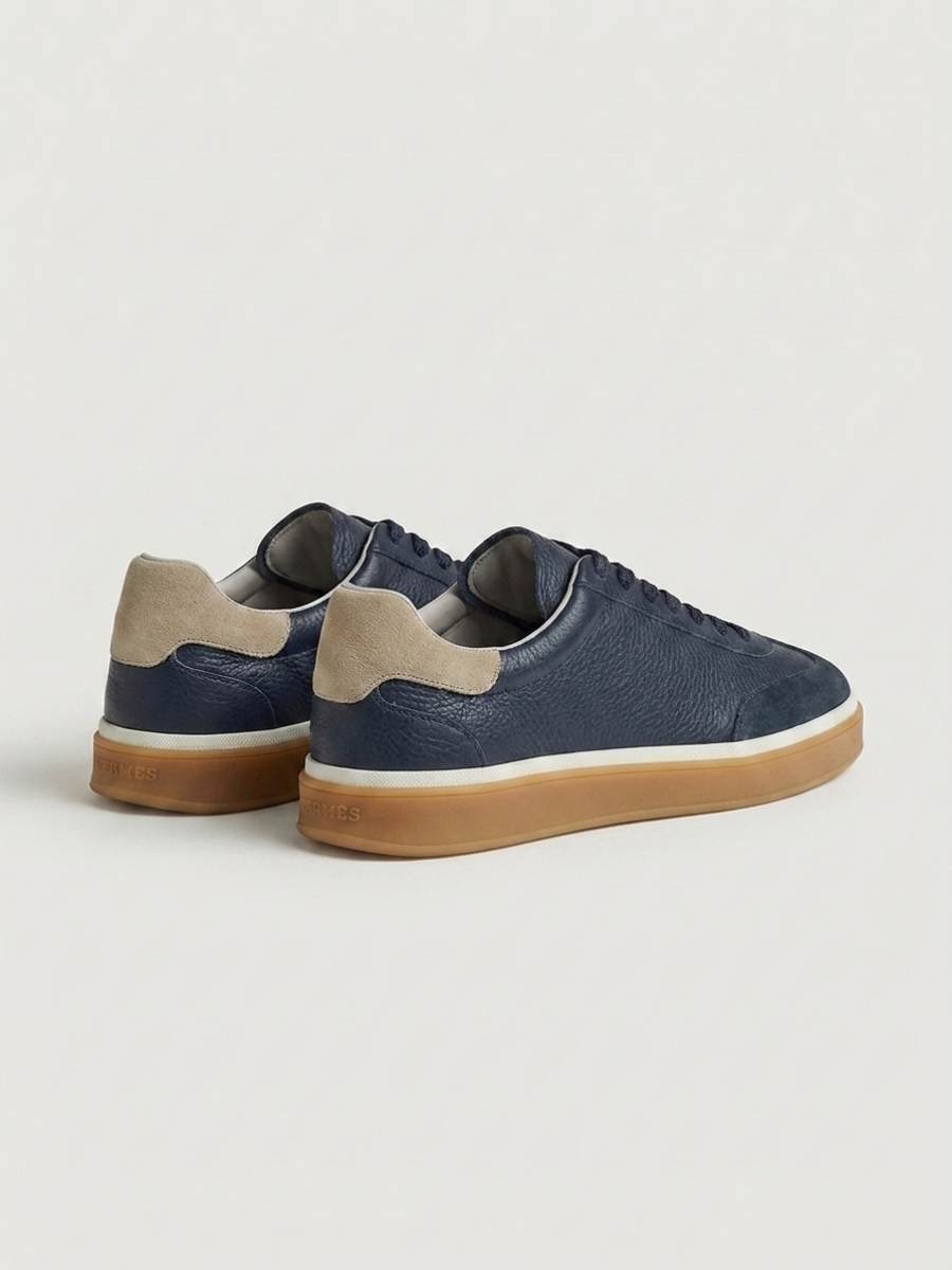 Corso Trainer Navy Leather — Sterling & Co.