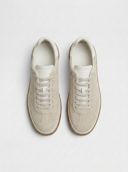 Corso Trainer Light Grey Suede — Sterling & Co.