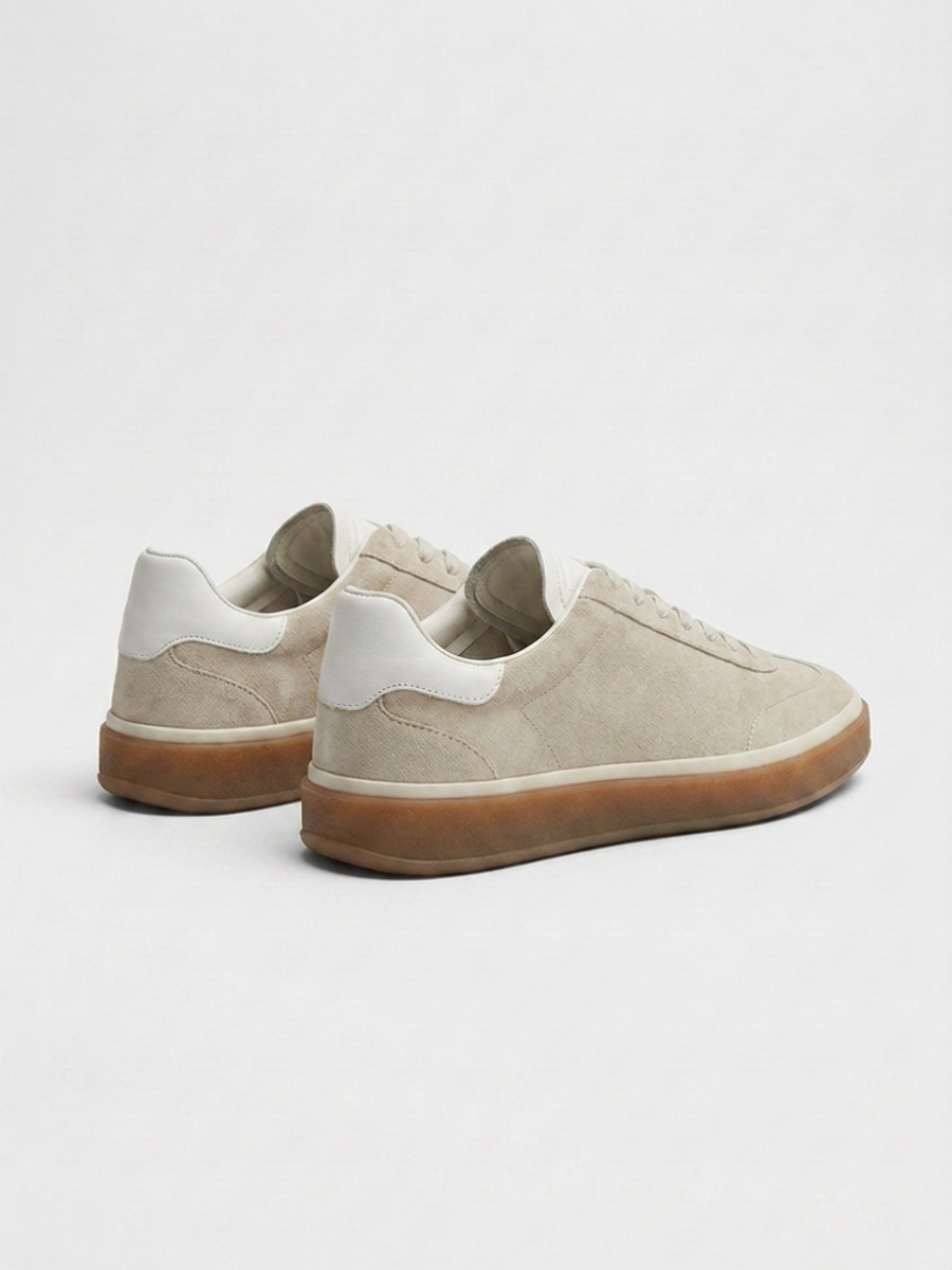 Corso Trainer Light Grey Suede — Sterling & Co.