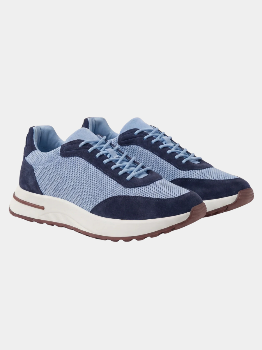 Amalfi Trainer Baby Blue — Sterling & Co.