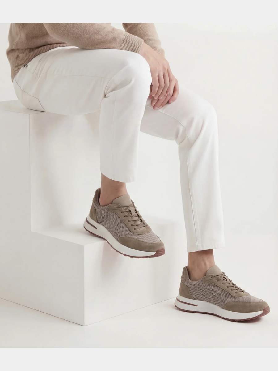 Amalfi Trainer Taupe — Sterling & Co.