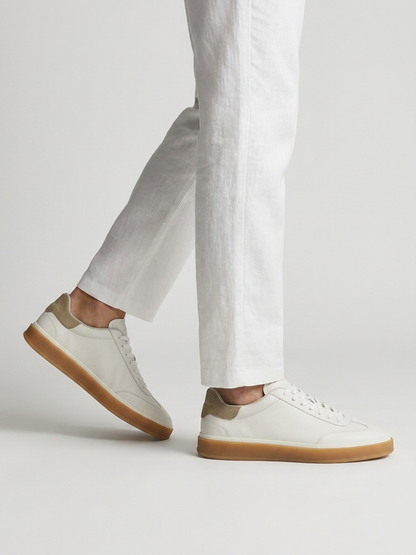 Corso Trainer White Leather — Sterling & Co.