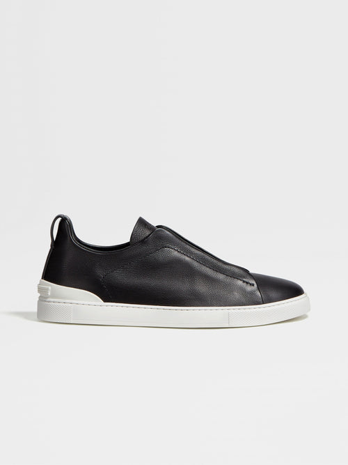 Sorrento Slip-On Black / White Sole — Sterling & Co.