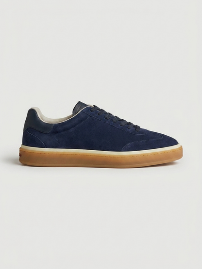 Corso Trainer Navy Suede — Sterling & Co.