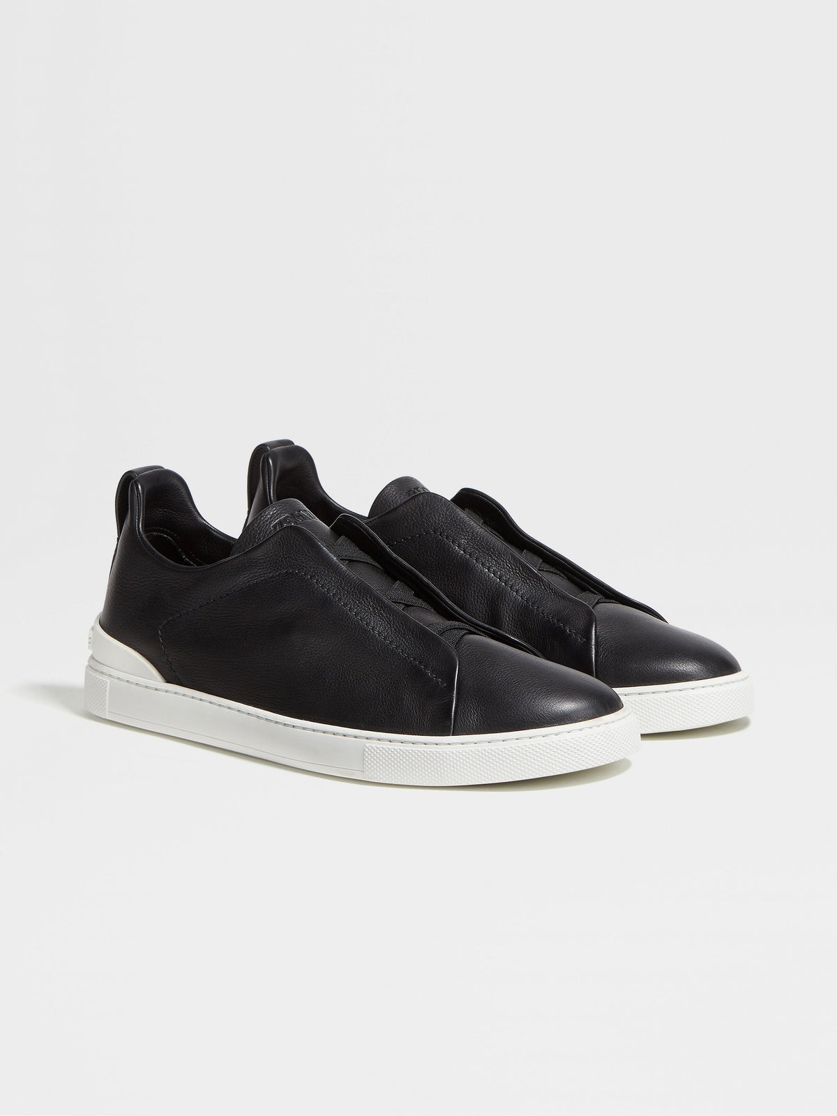 Sorrento Slip-On Black / White Sole — Sterling & Co. (view 2)