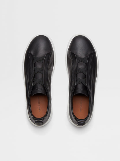Sorrento Slip-On Black / White Sole — Sterling & Co. (view 4)