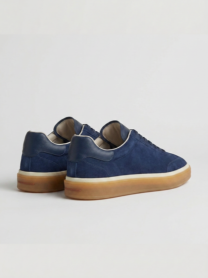 Corso Trainer Navy Suede — Sterling & Co.