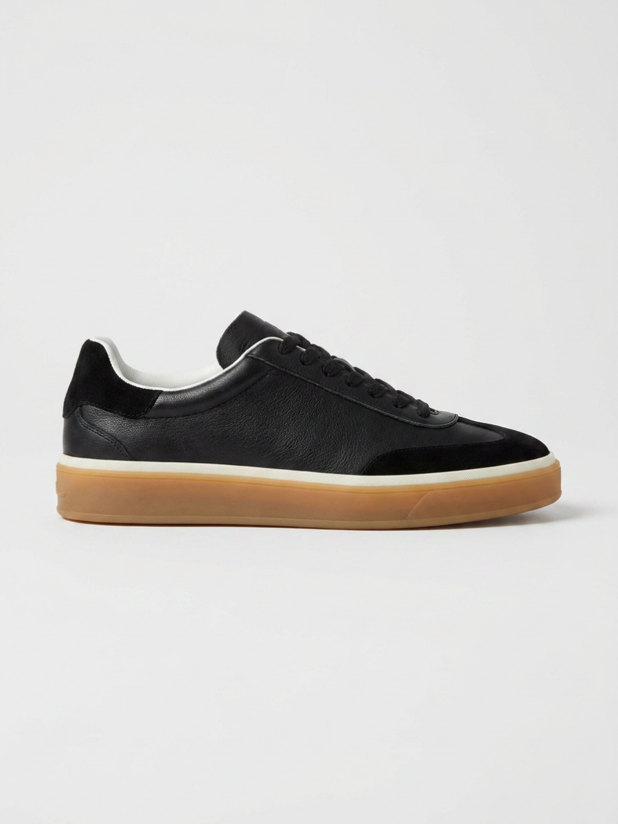 Corso Trainer Black Leather — Sterling & Co.
