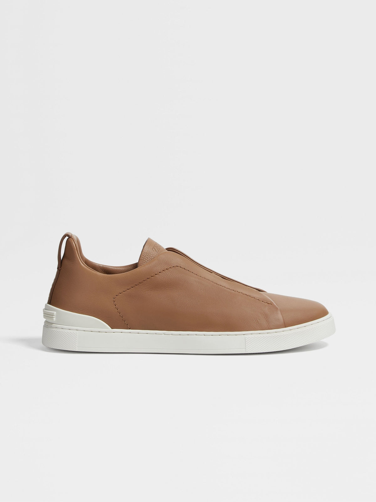 Sorrento Slip-On Brown / White Sole — Sterling & Co.