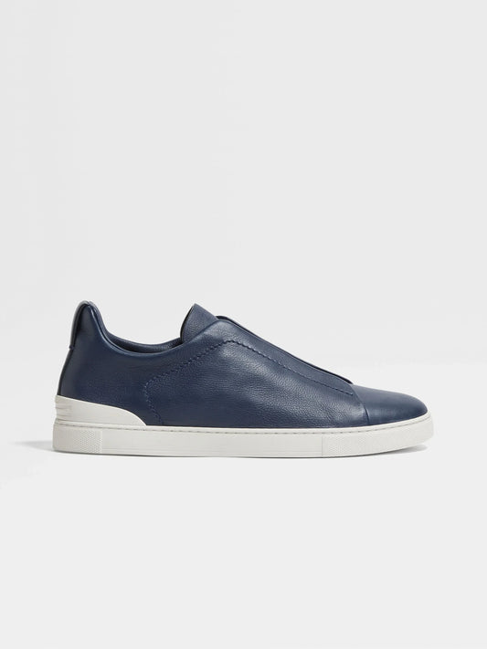Sorrento Slip-On Navy / White Sole — Sterling & Co.
