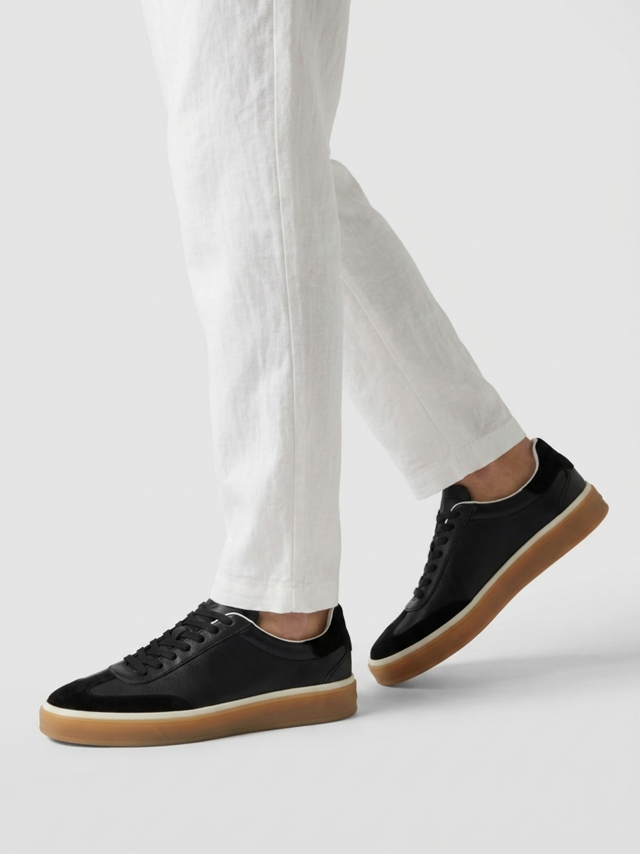Corso Trainer Black Leather — Sterling & Co.