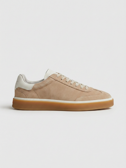 Corso Trainer Beige Suede — Sterling & Co.