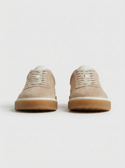 Corso Trainer Beige Suede — Sterling & Co.