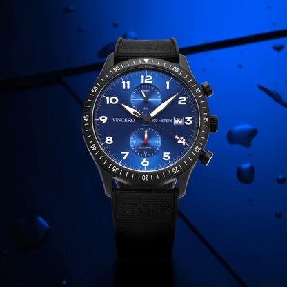The Altitude - Matte Black/Cobalt — Vincero