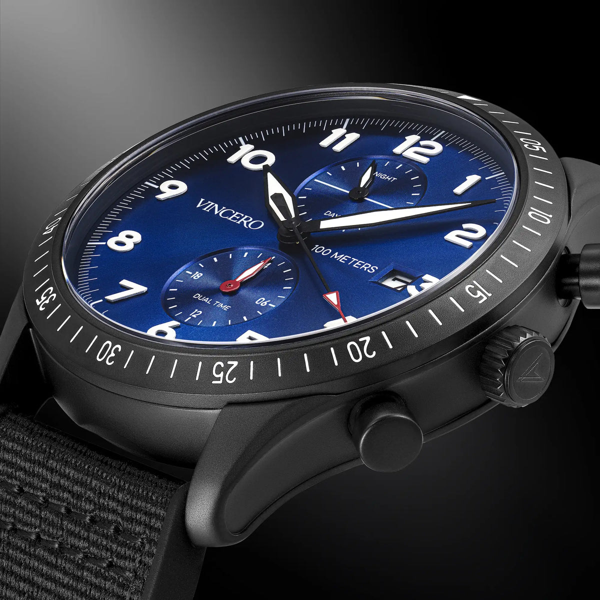 The Altitude - Matte Black/Cobalt — Vincero