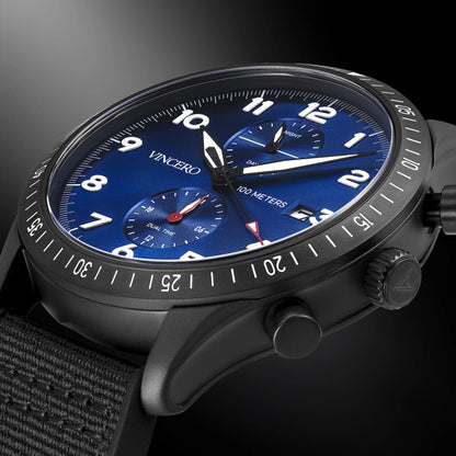 The Altitude - Matte Black/Cobalt — Vincero