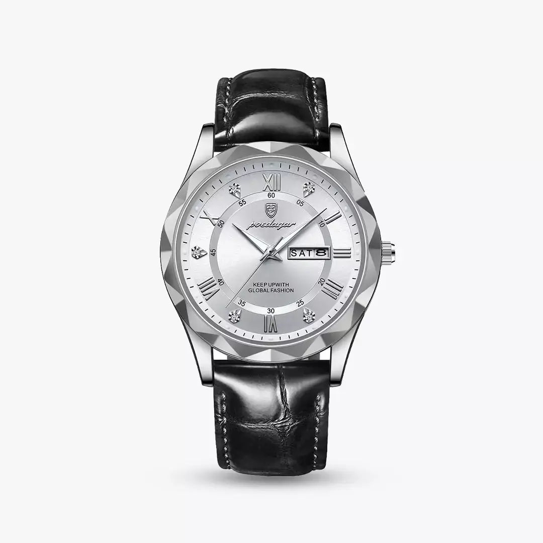 Majestic 41mm — White / Silver