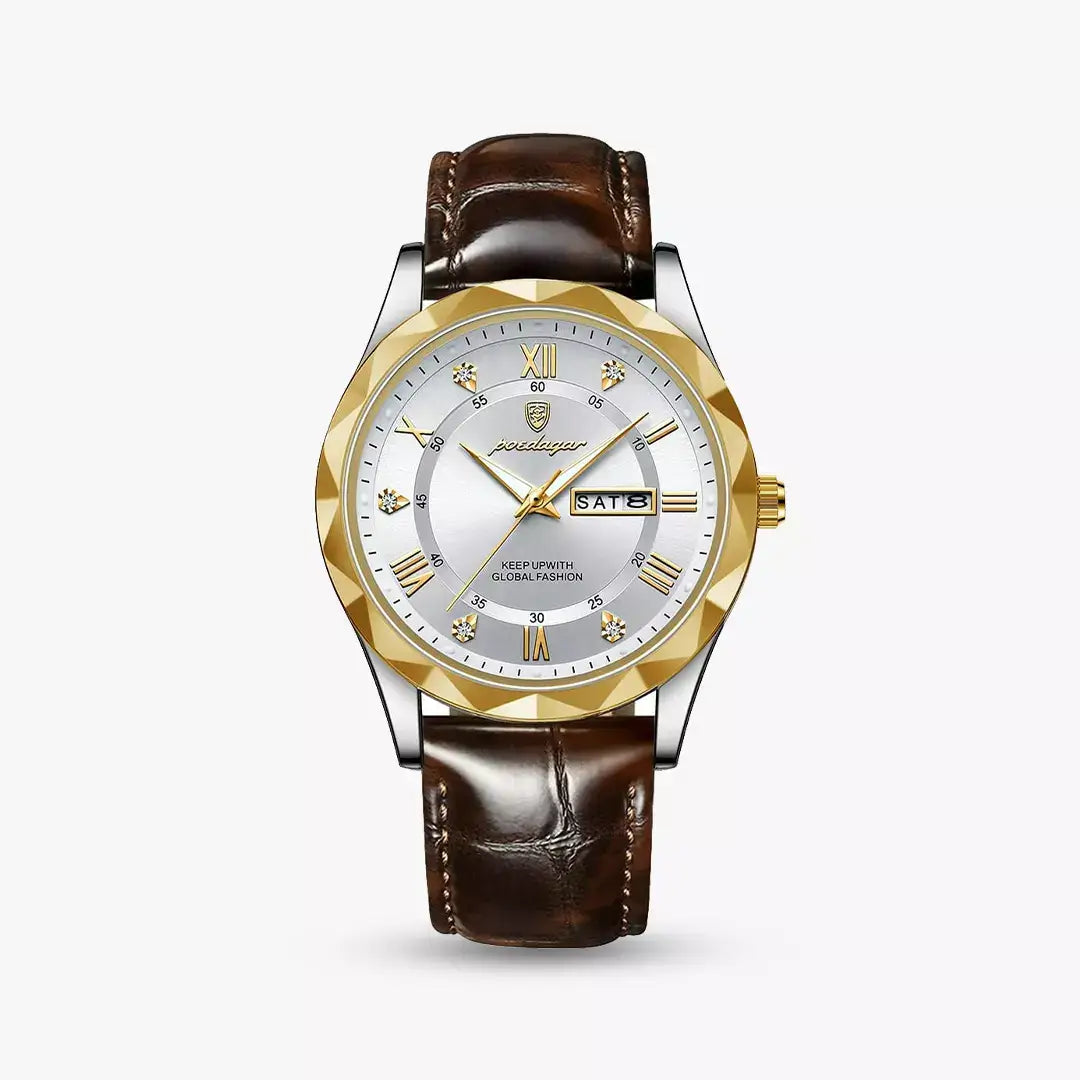 Majestic 41mm — White / Gold
