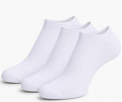 3-Pack White Socks
