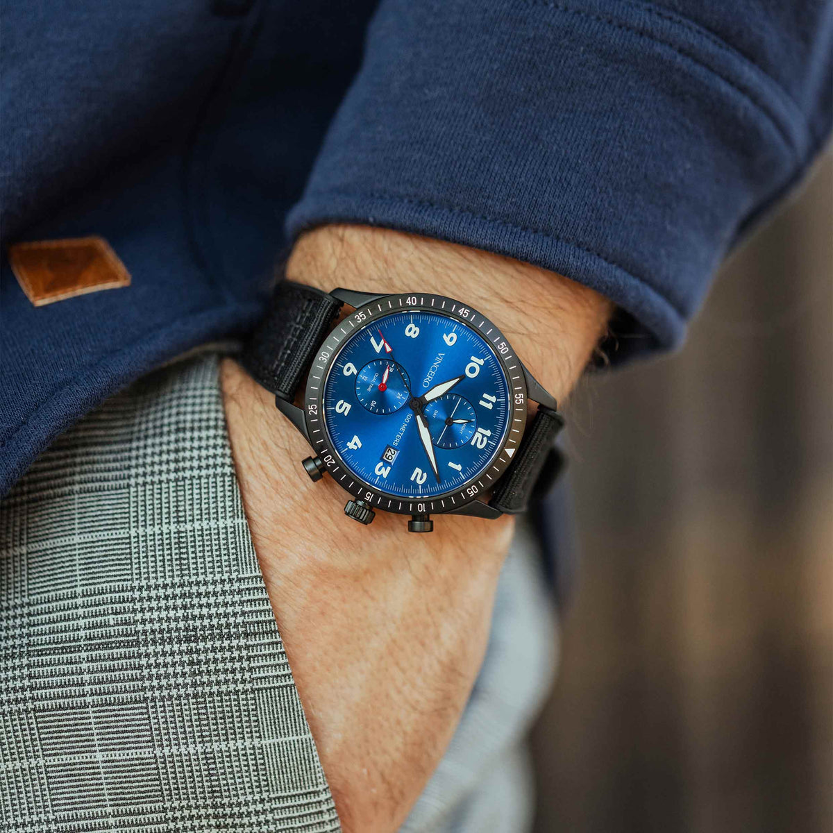 The Altitude - Matte Black/Cobalt — Vincero