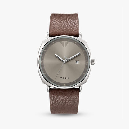 Lima 42mm — Brown & Silver