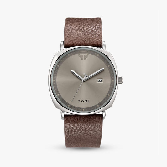 Lima 42mm — Brown & Silver