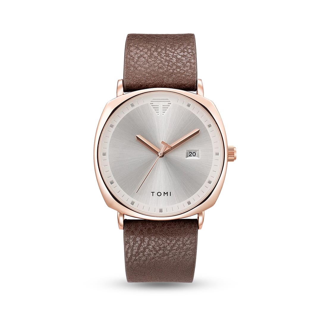 Lima 42mm — Brown & Rose Gold
