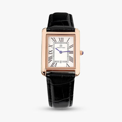 Cairo 38mm — Black / Rose Gold