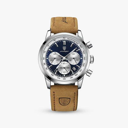 Sublime 41mm — Blue / Leather