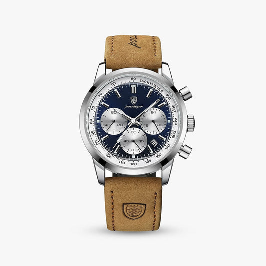 Sublime 41mm — Blue / Leather