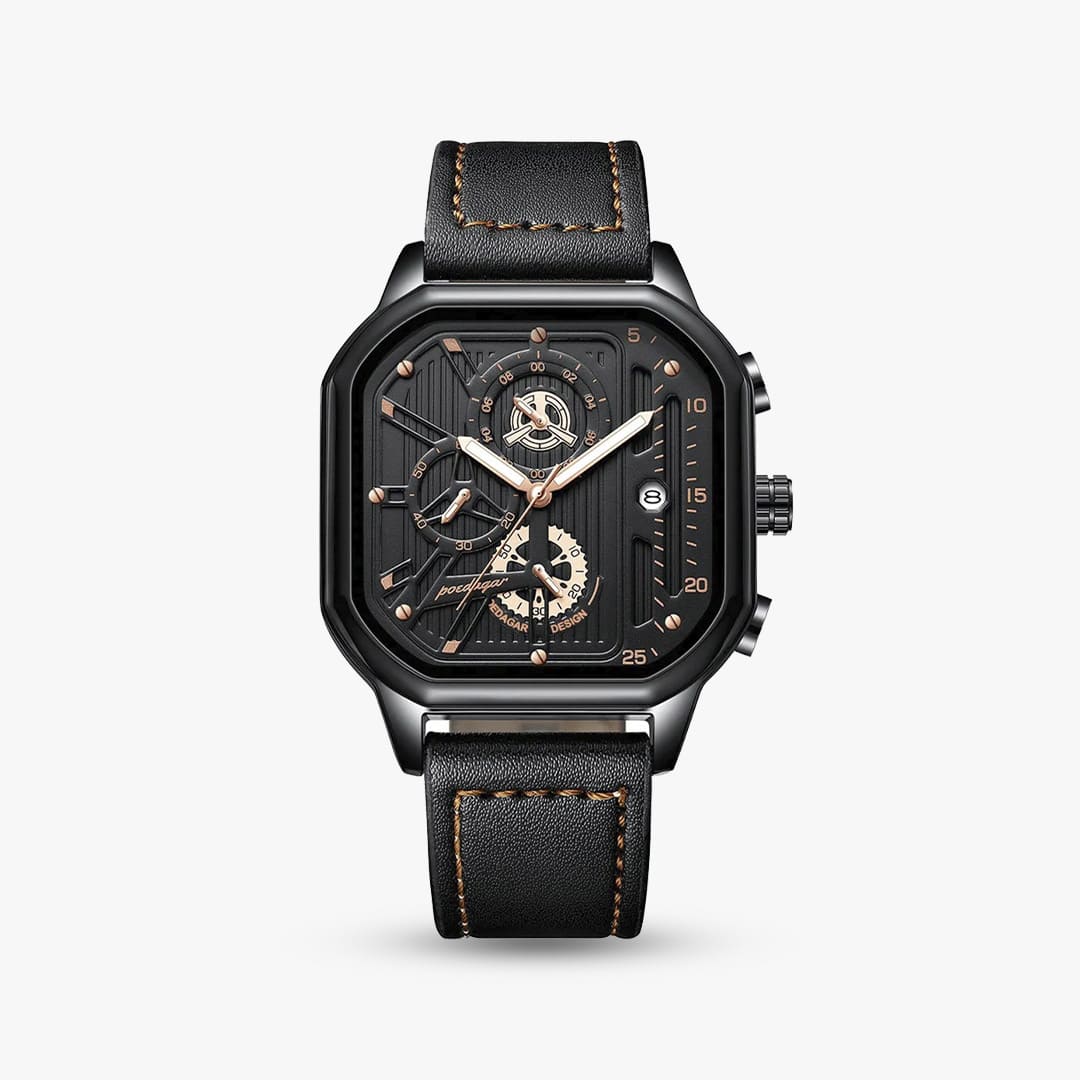 Sidney 42mm — Black & Gold