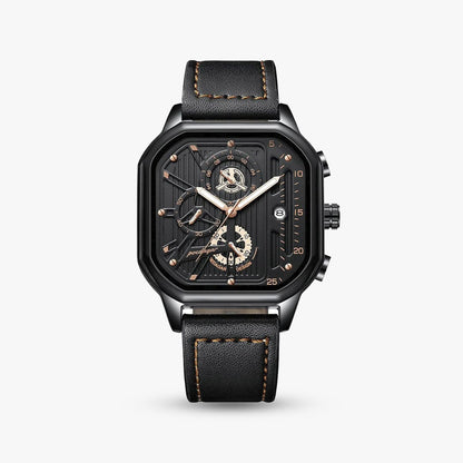 Sidney 42mm — Black & Gold