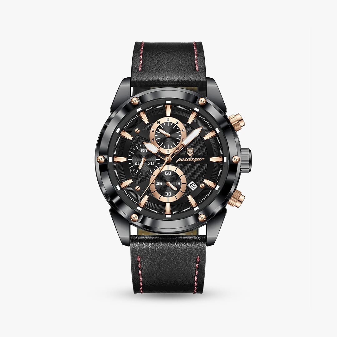 Omega 45mm — Black Rose Gold