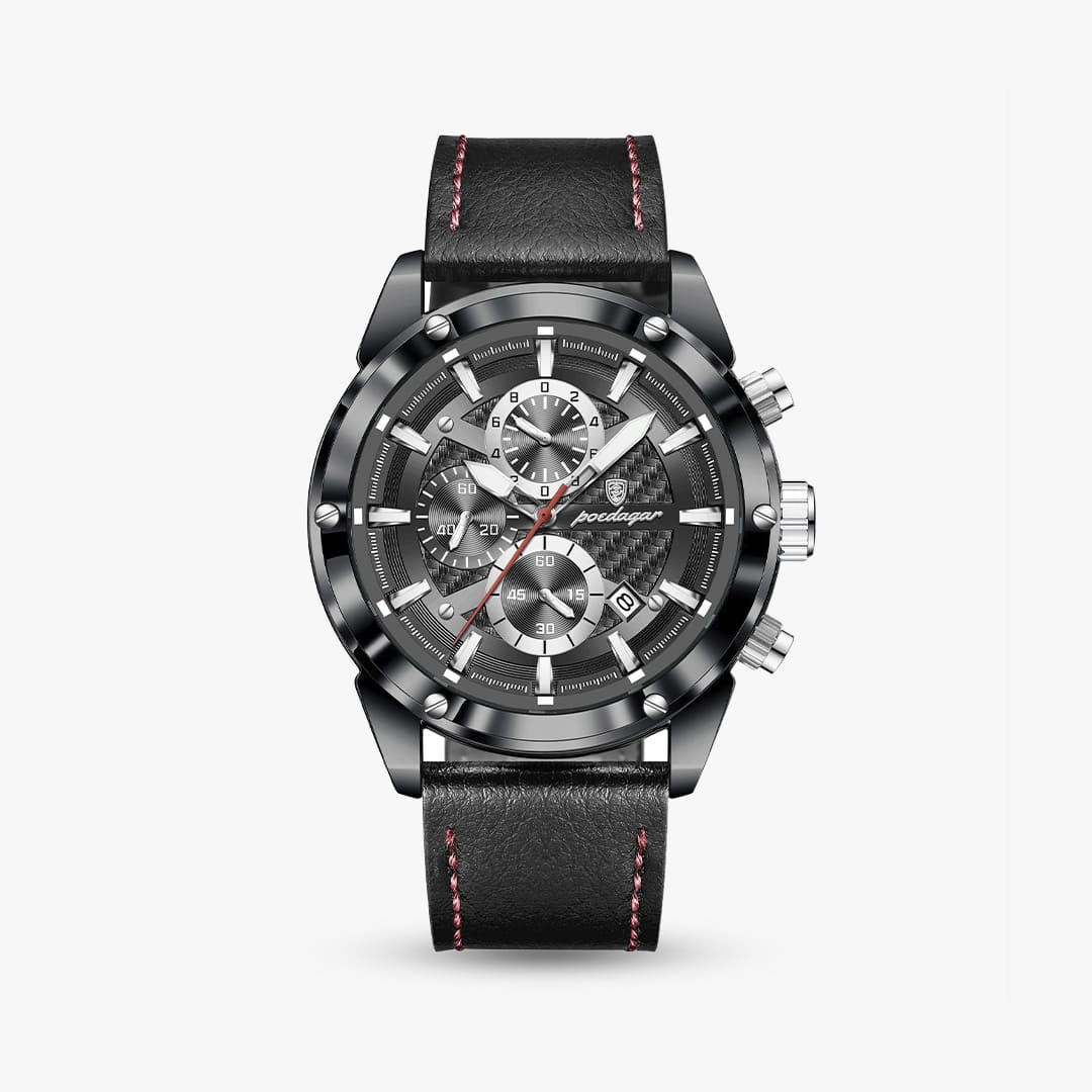 Omega 45mm — Black Silver