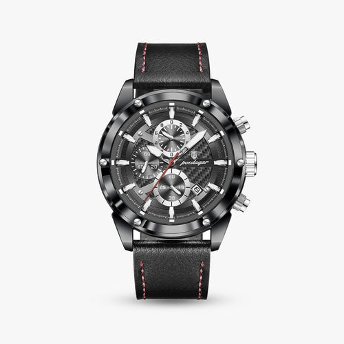 Omega 45mm — Black Silver