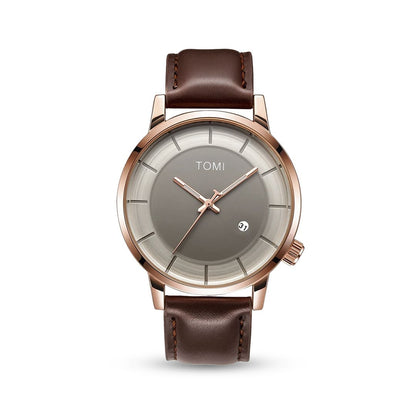 Madrid 42mm — Brown & Rose Gold