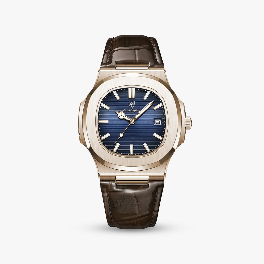 Vienna 40mm — Blue / Rose Gold