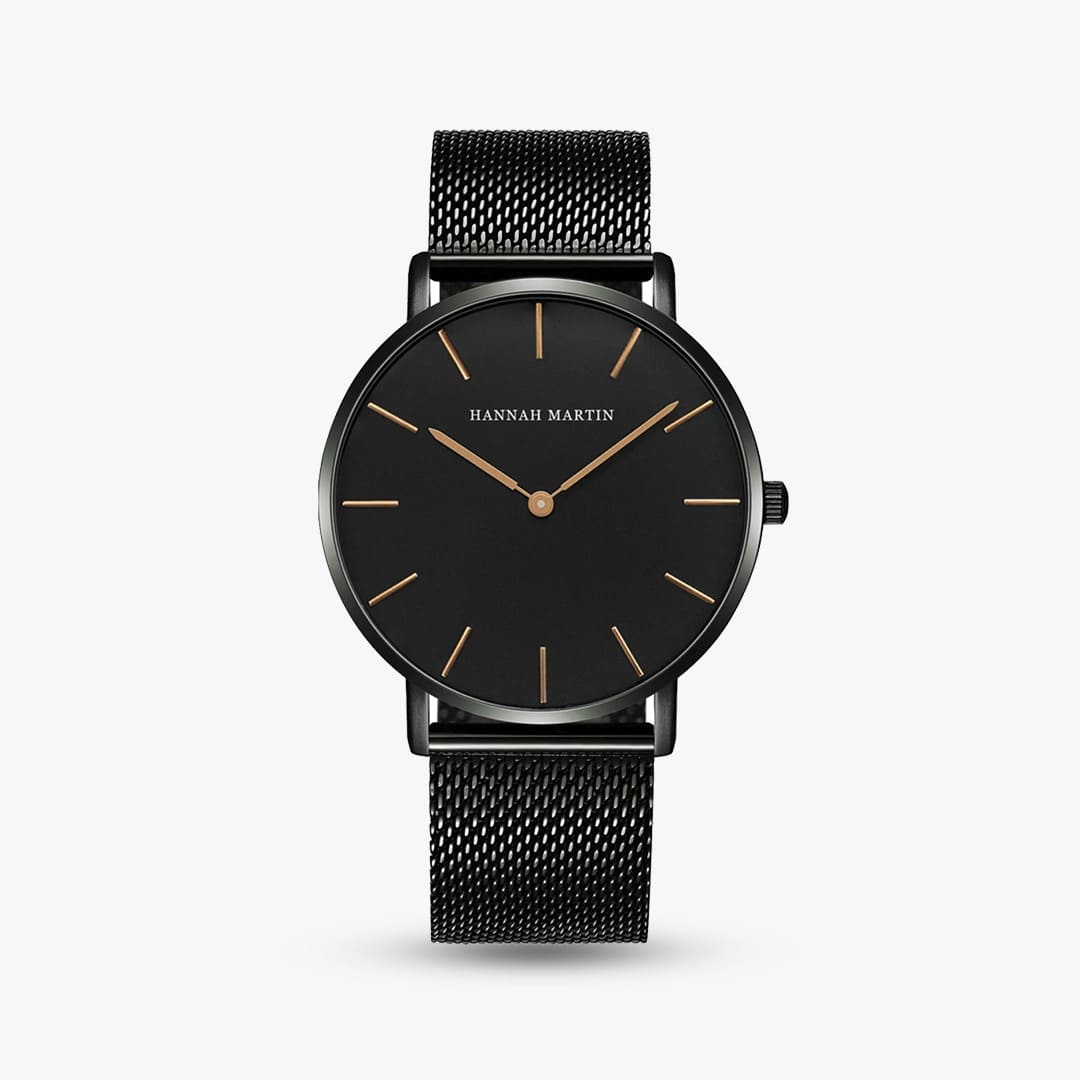 Diletto 40mm — Black & Rose Gold