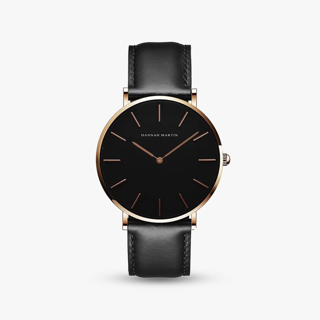 Verona 40mm — Black Rose Gold 2
