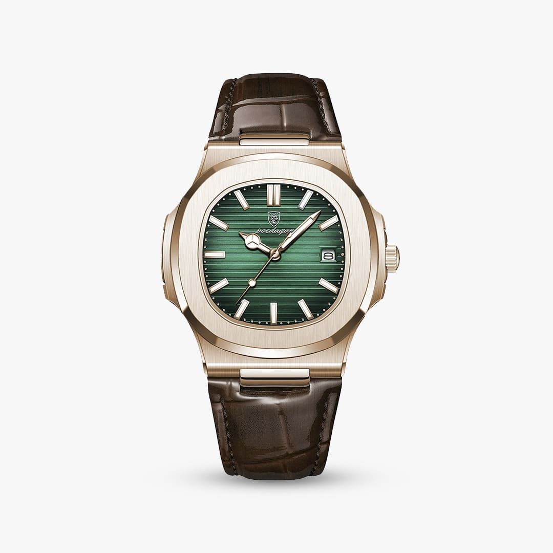 Vienna 40mm — Green / Rose Gold