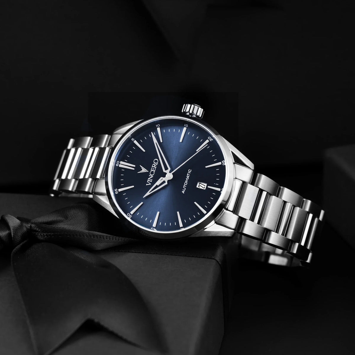 Icon Automatic - Silver/Blue — Vincero