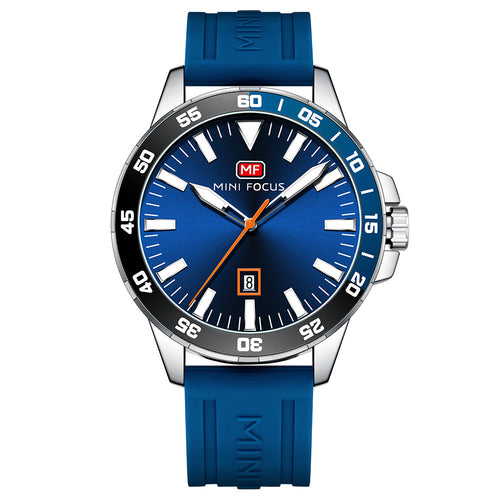 Sport Diver Silicone — Silver Blue