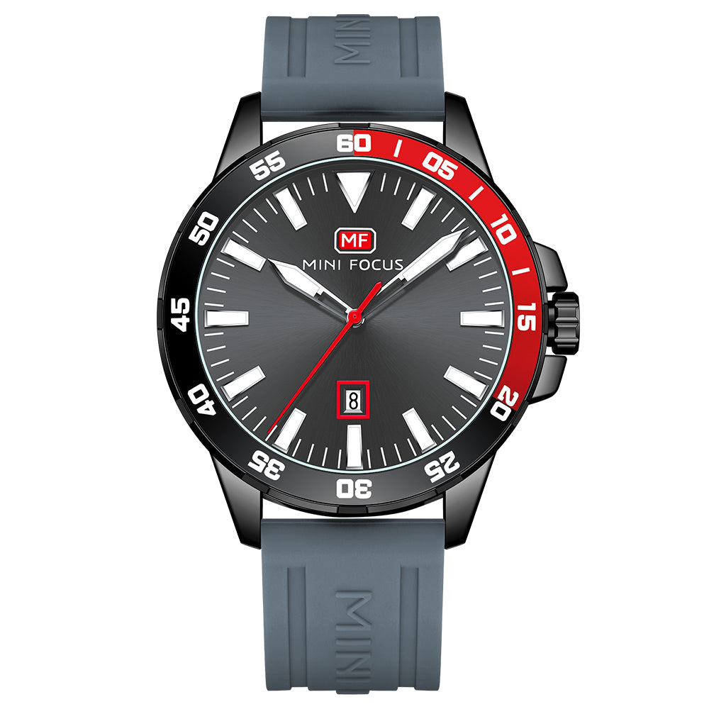 Sport Diver Silicone — Grey Black