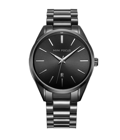 Classic Slim Steel Bracelet — Black