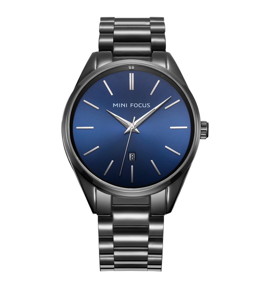 Classic Slim Steel Bracelet — Black Blue